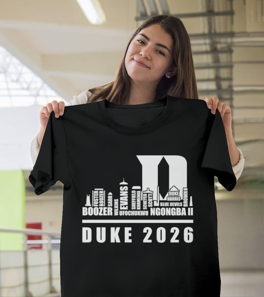 Duke 2026 Skyline Boozer Evans McCorkle Li T-Shirt