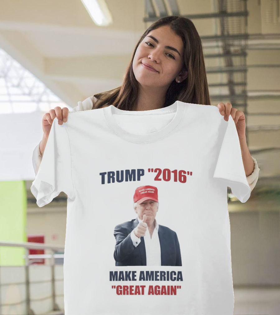 Trump 2016 Make America Great Again Hat Thumbs Up T-Shirt
