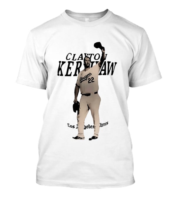 Clayton Kershaw Los Angeles Dodgers MLB 22 Baseball T-Shirt