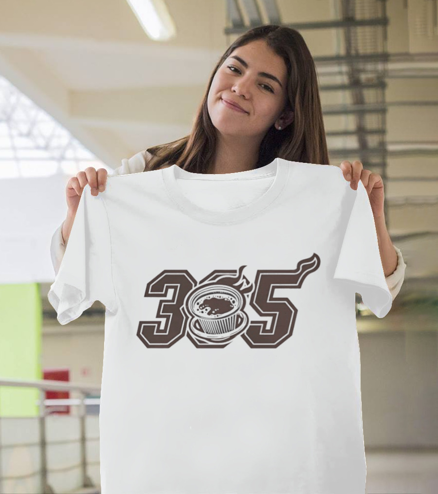 Coffee Cup 305 Steaming T-Shirt