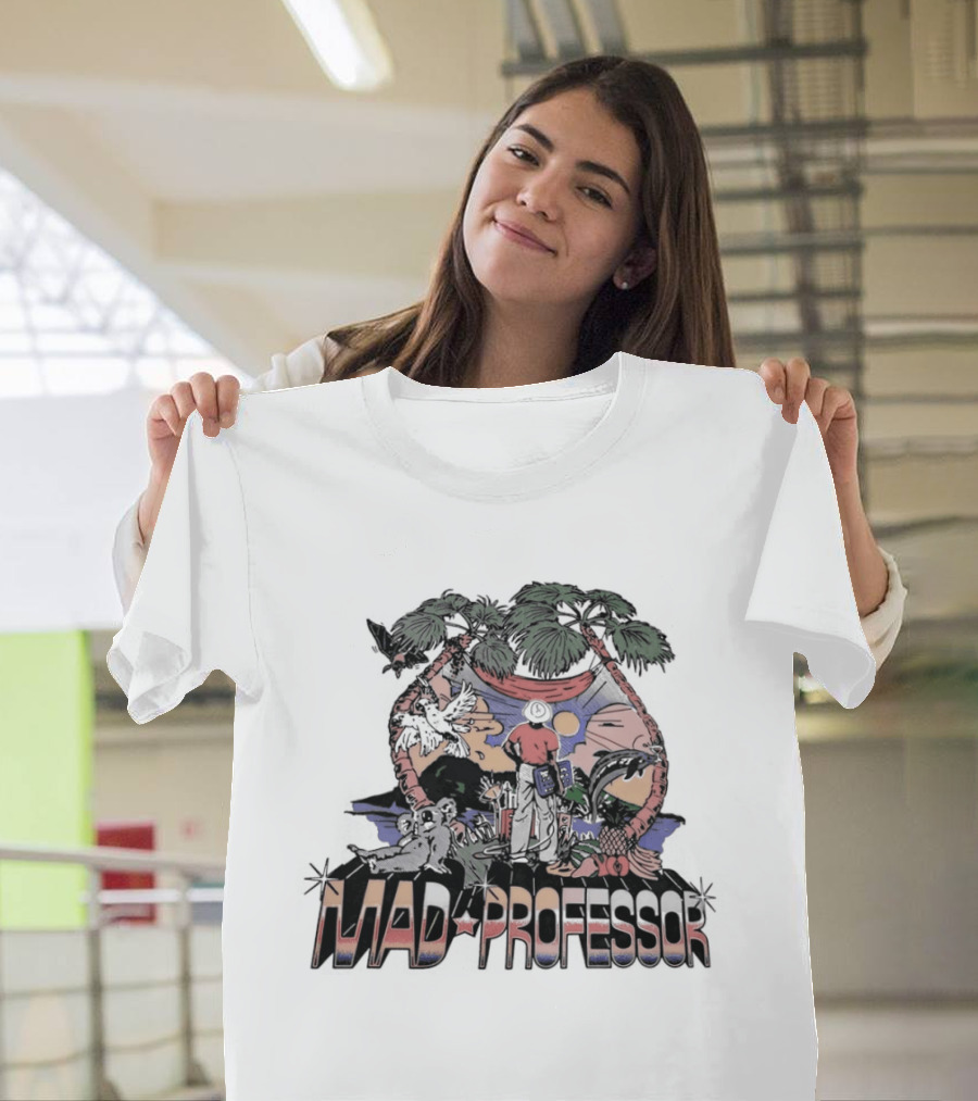 Mad Professor Neil Fraser Island Vibes Reggae Scene T-Shirt