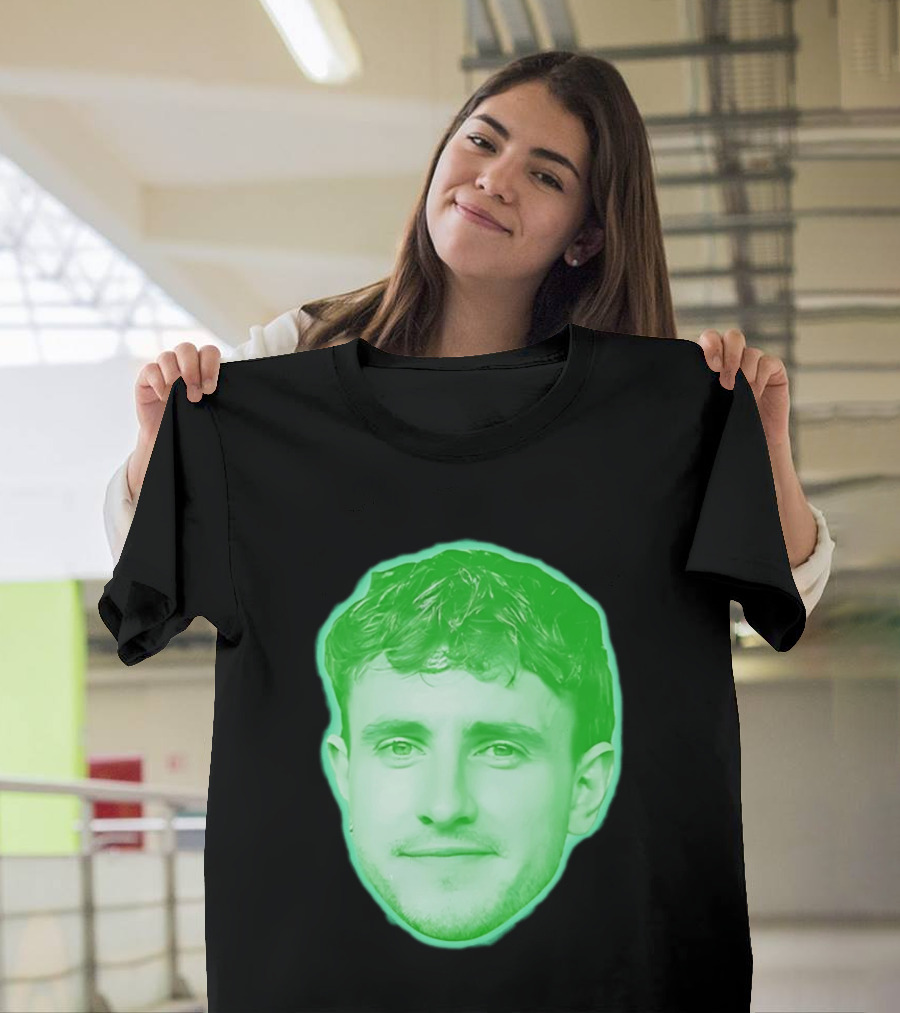 Paul Mescal Green Face St Patrick's Day 2026 T-Shirt