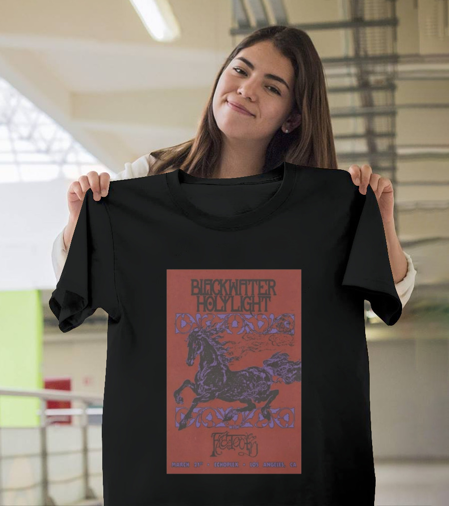 Blackwater Holylight March 21st Echoplex Los Angeles CA with Fleshed Out T-Shirt