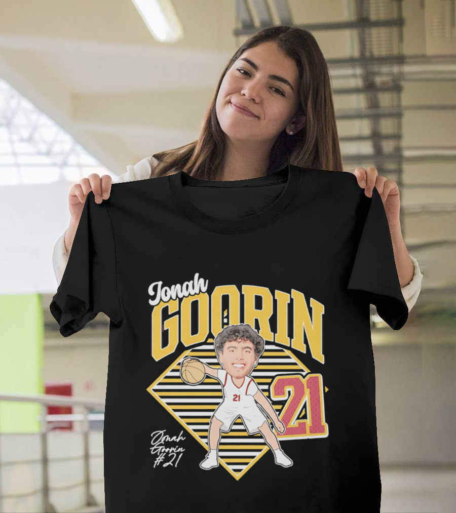Jonah Goorin Basketball Caricature 21 USC Trojans 2026 T-Shirt