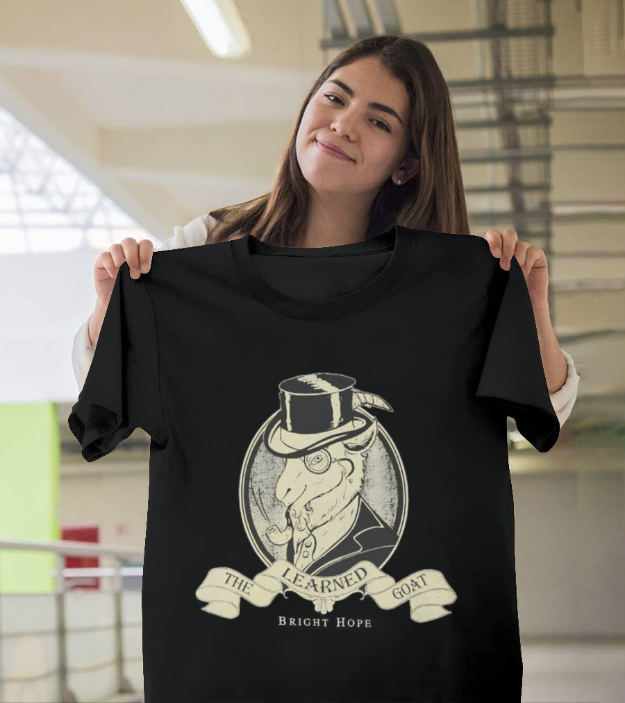 The Learned Goat Top Hat And Monocle T-Shirt