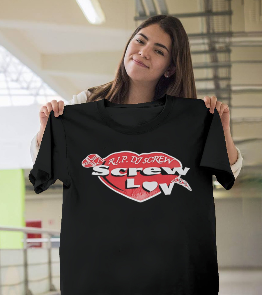 RIP DJ Screw Screw Love Heart T-Shirt