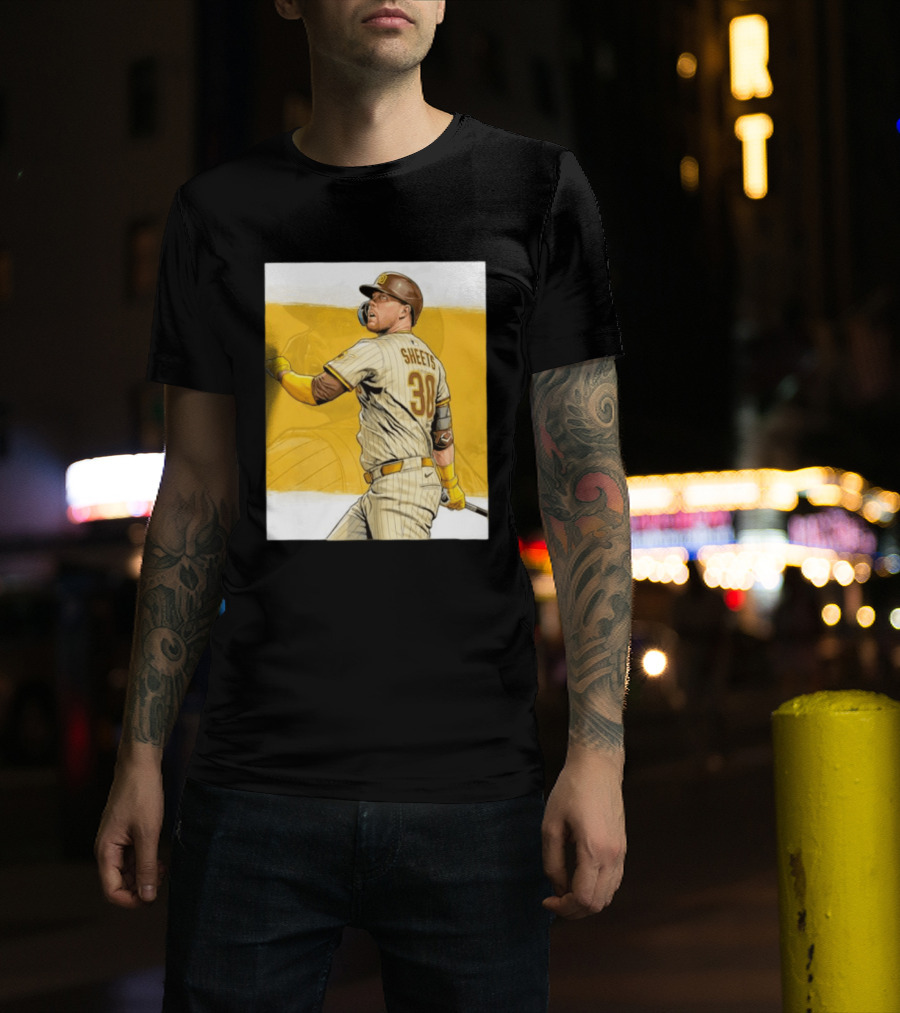 San Diego Padres Sheets 30 Baseball Player Action T-Shirt