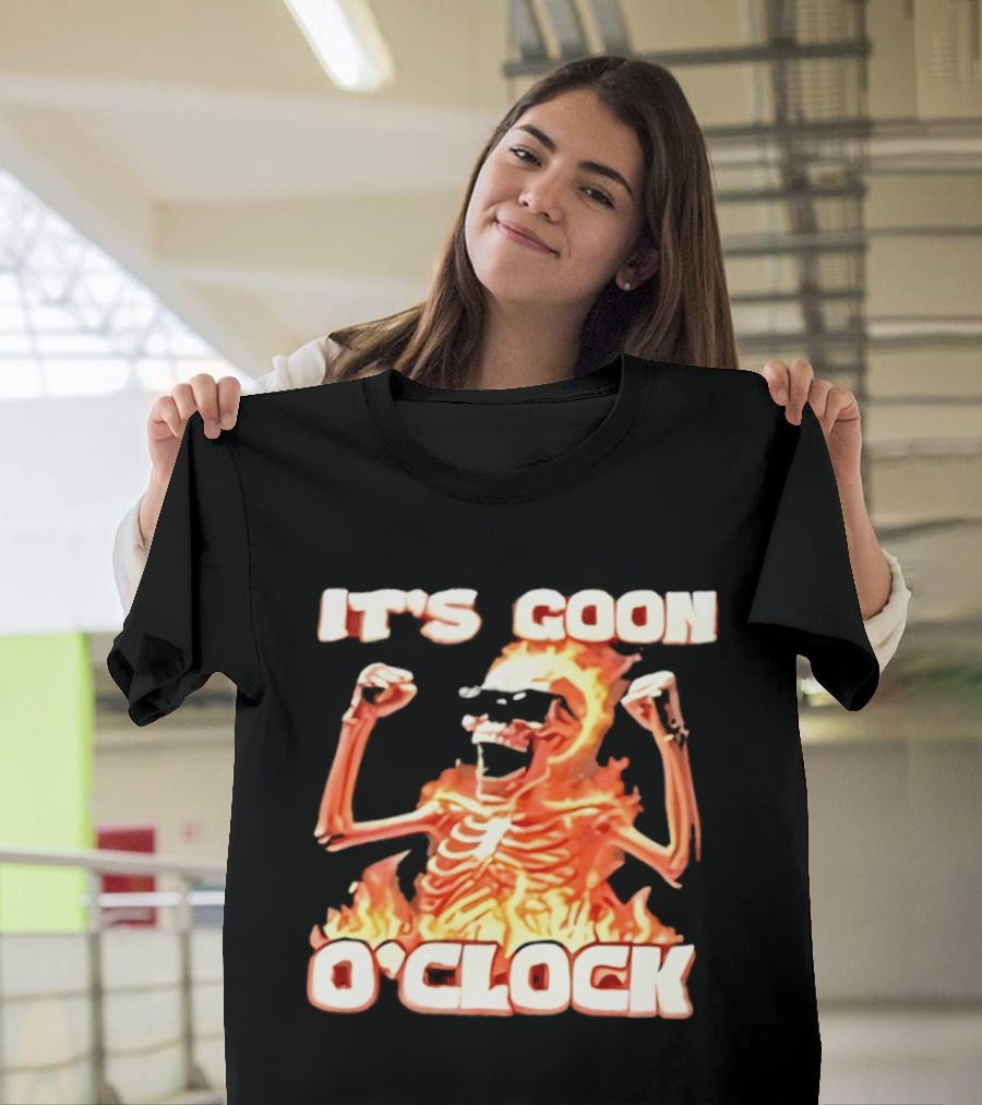 It's Goon O' Flaming Skeleton Fist Pump T-Shirt