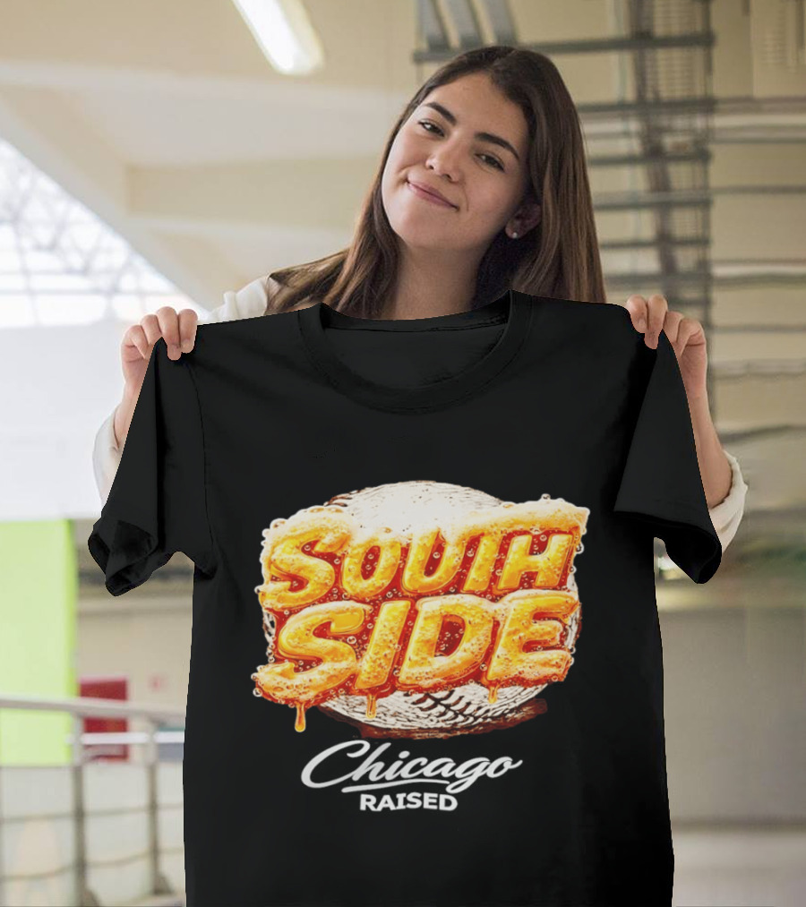 South Side Chicago Raised Baseball T-Shirt