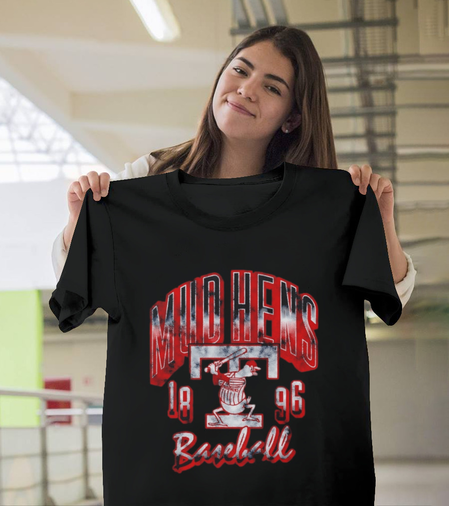 Toledo Mud Hens Baseball 1896 Retro Team Iconography T-Shirt
