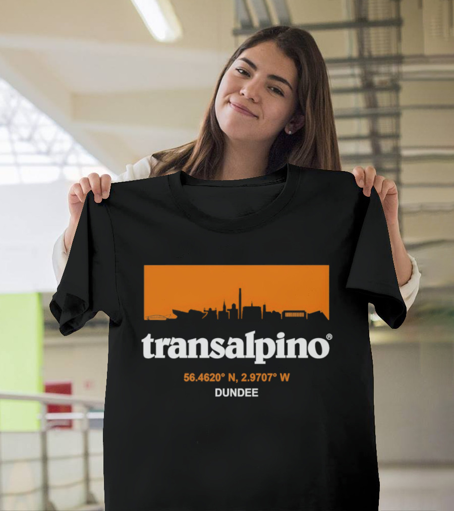 Transalpino Dundee Skyline 56.4691° N 2.9707° W T-Shirt