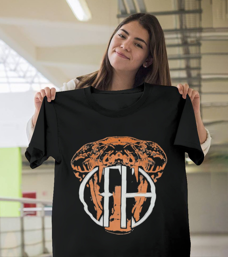 Pantera Orange Snake Fangs White Heavy Metal Music T-Shirt