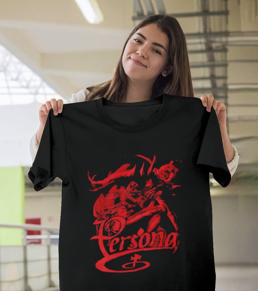 Persona Arsene Protagonist Red Gothic Anime T-Shirt
