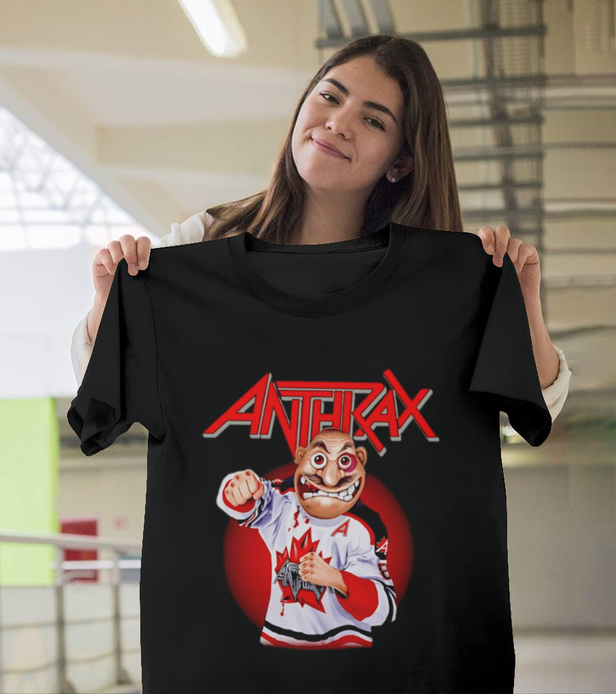 Anthrax Hockey Jersey With Mad T-Shirt