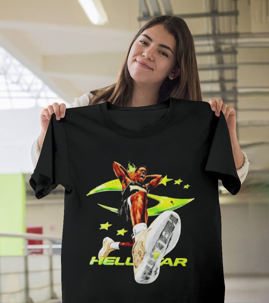 Hell Star Anthony Edwards Minnesota Timberwolves Dunk Flame T-Shirt