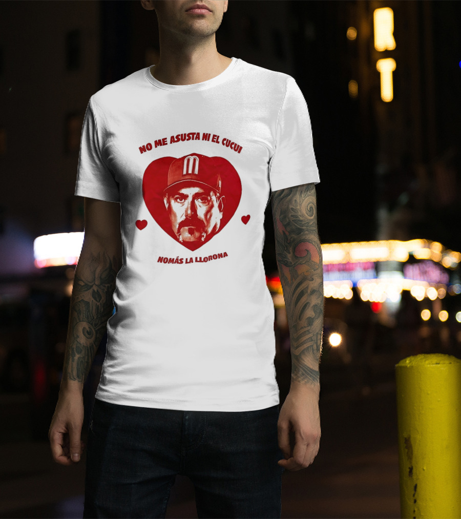 Benji Gil No Me Asusta Ni El Cucui Corazón Valle Duendos T-Shirt
