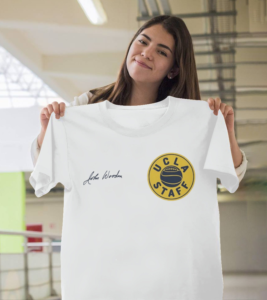 UCLA Staff Basketball John Wooden T-Shirt
