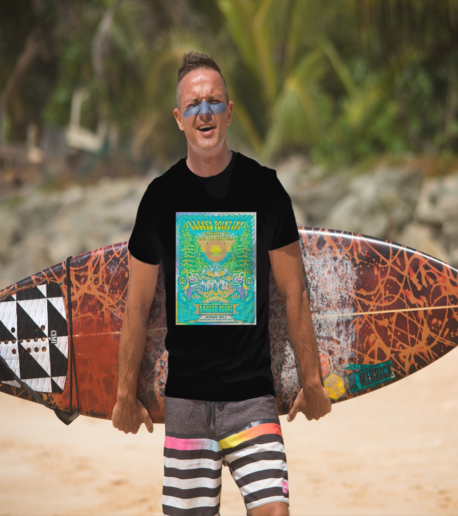 Ragged Point Inn Gateway To Big Sur Festival BBQ Pie Live Music Big Sur CA May 2 2026 T-Shirt