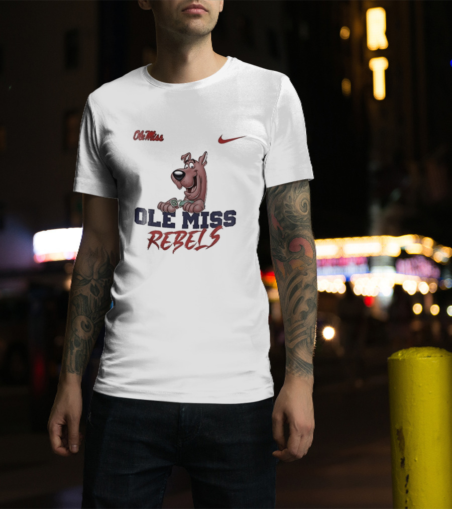 Ole Miss Rebels Scooby Doo Nike Collaboration T-Shirt