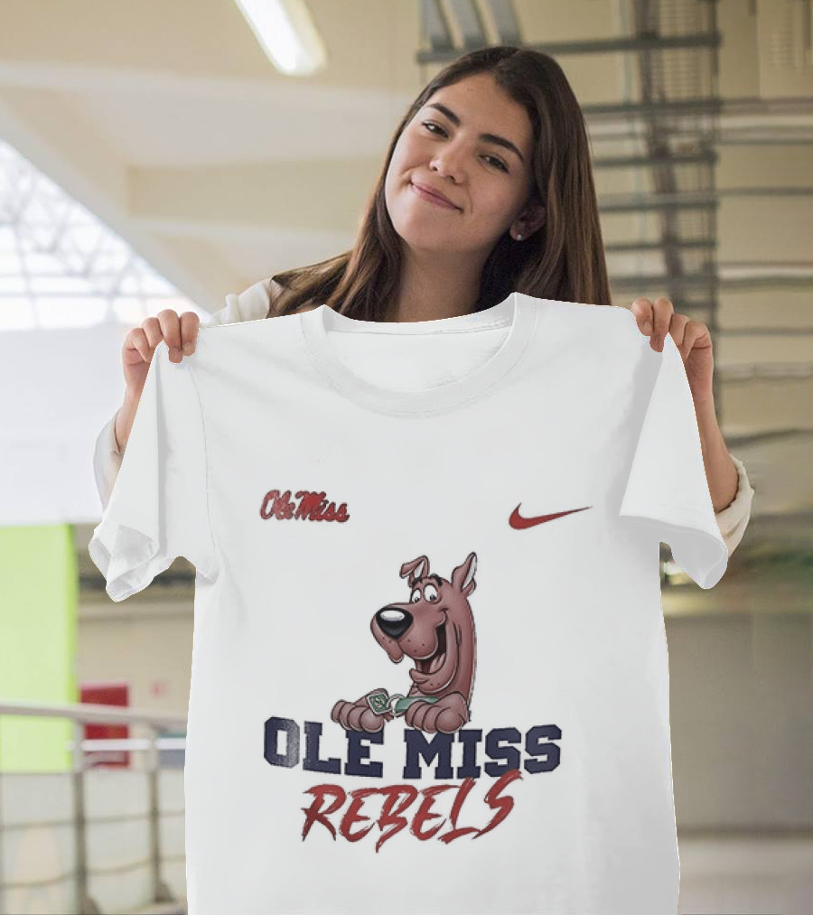 Ole Miss Rebels Scooby Doo Nike Collaboration T-Shirt
