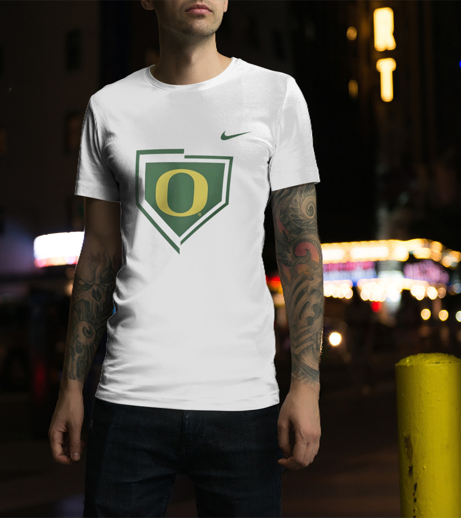 Oregon Primetime Baseball Legend Nike O Mark T-Shirt