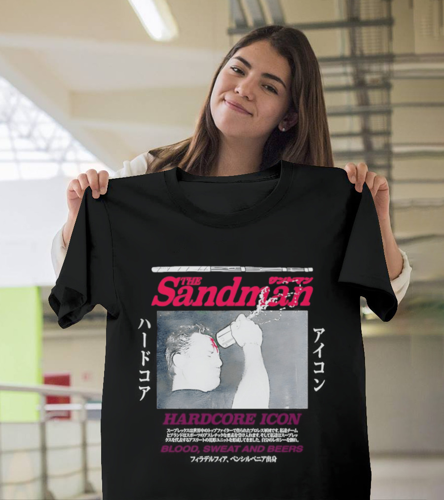 The Sandman Hardcore Icon Blood Sweat and Beers T-Shirt