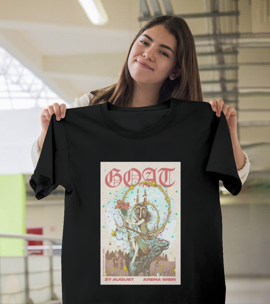 GOAT 27 August Arena Wien 2026 Kelmarsh Hall And Gardens Show T-Shirt