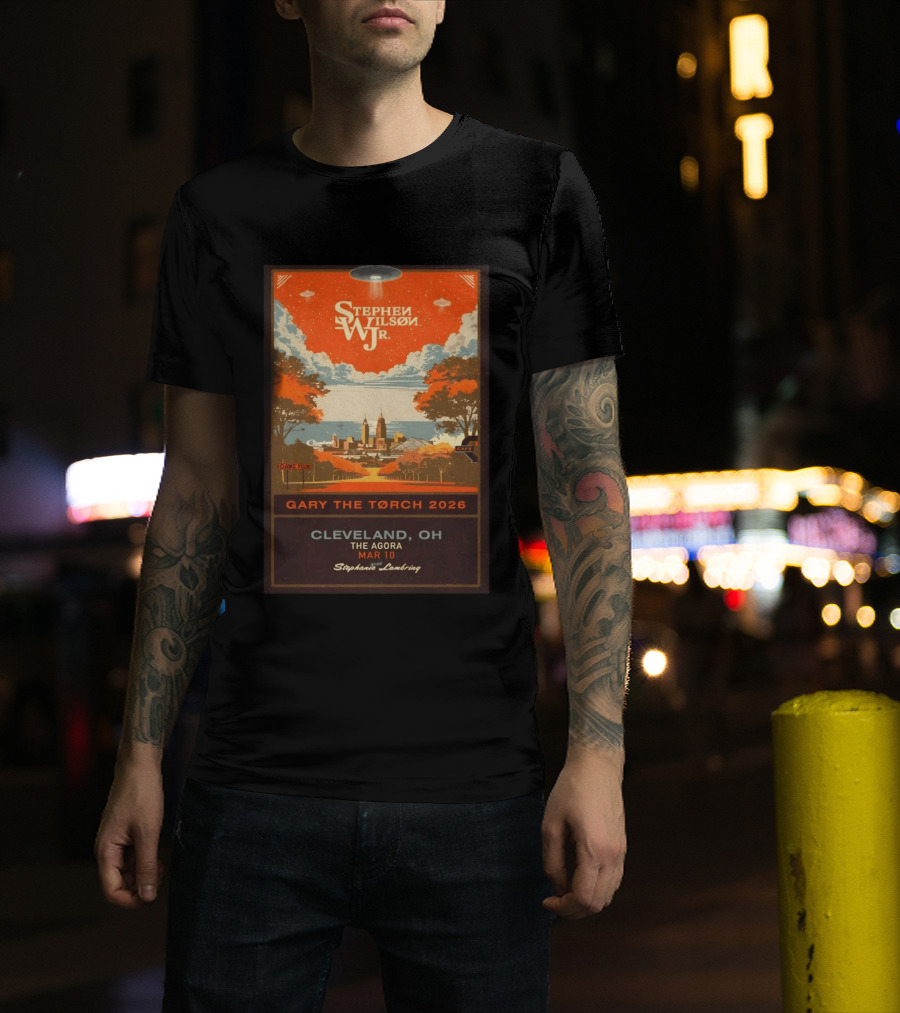 Stephen Wilson JR. Gary The Torch 2026 Agora Theatre Cleveland OH March 10 Stephanie Lambing T-Shirt