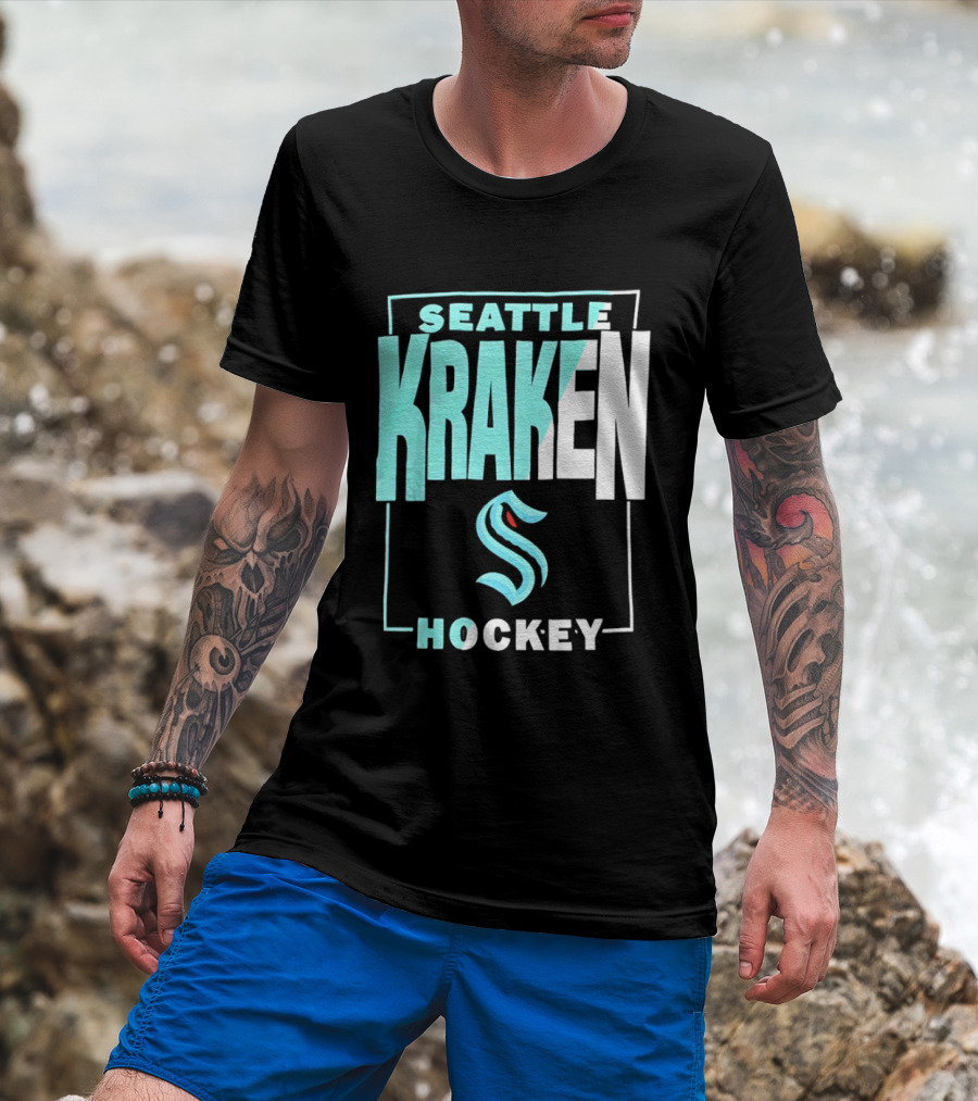 Seattle Kraken S Logo Hockey Team Spirit T-Shirt