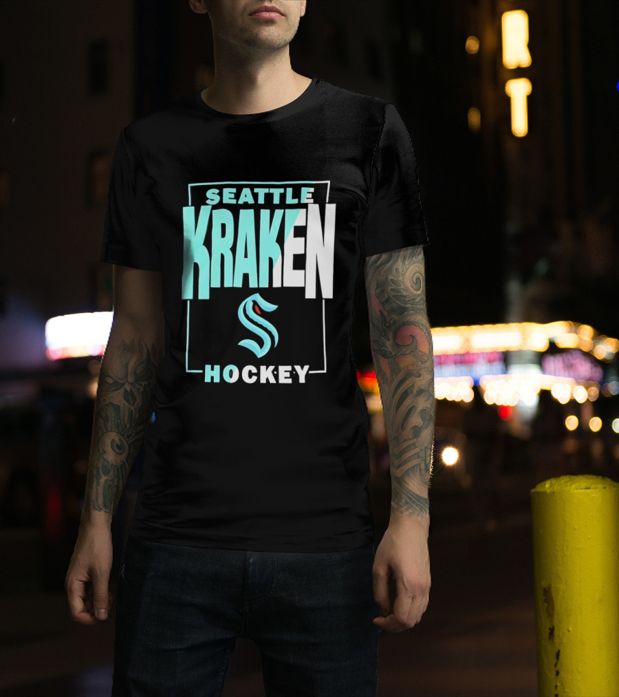 Seattle Kraken S Logo Hockey Team Spirit T-Shirt