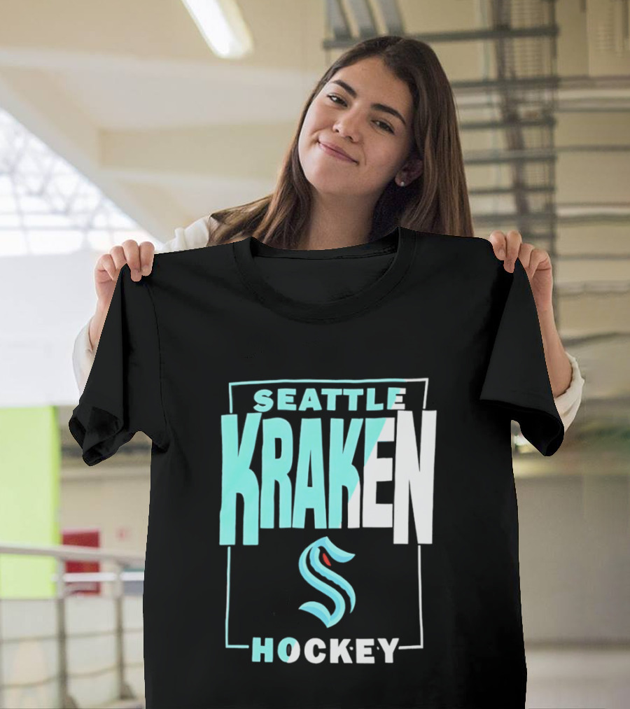 Seattle Kraken S Logo Hockey Team Spirit T-Shirt