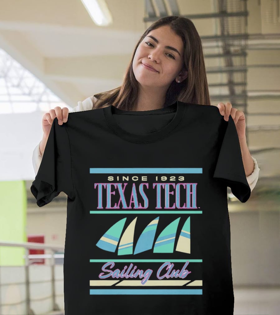 Texas Tech Sailing Club Since 1923 Retro Nautical T-Shirt