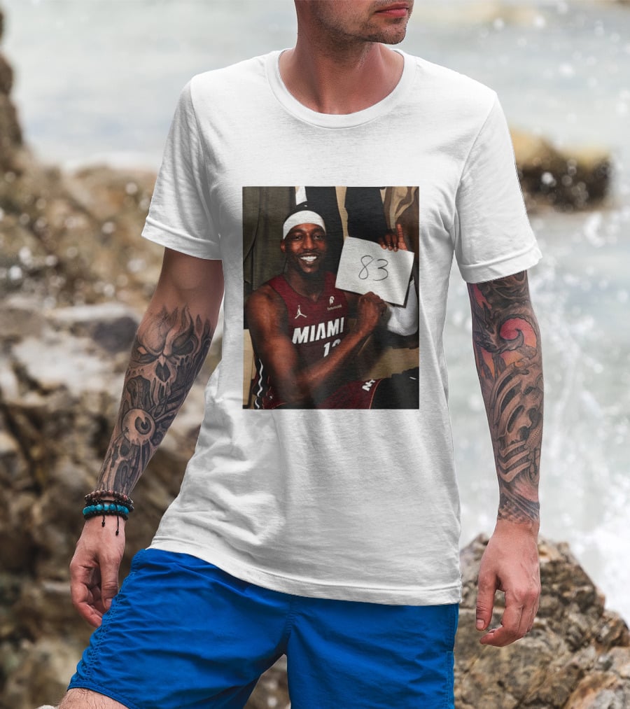 Bam Adebayo 83 Points Miami Heat Tribute NBA Legend Wilt Chamberlain T-Shirt
