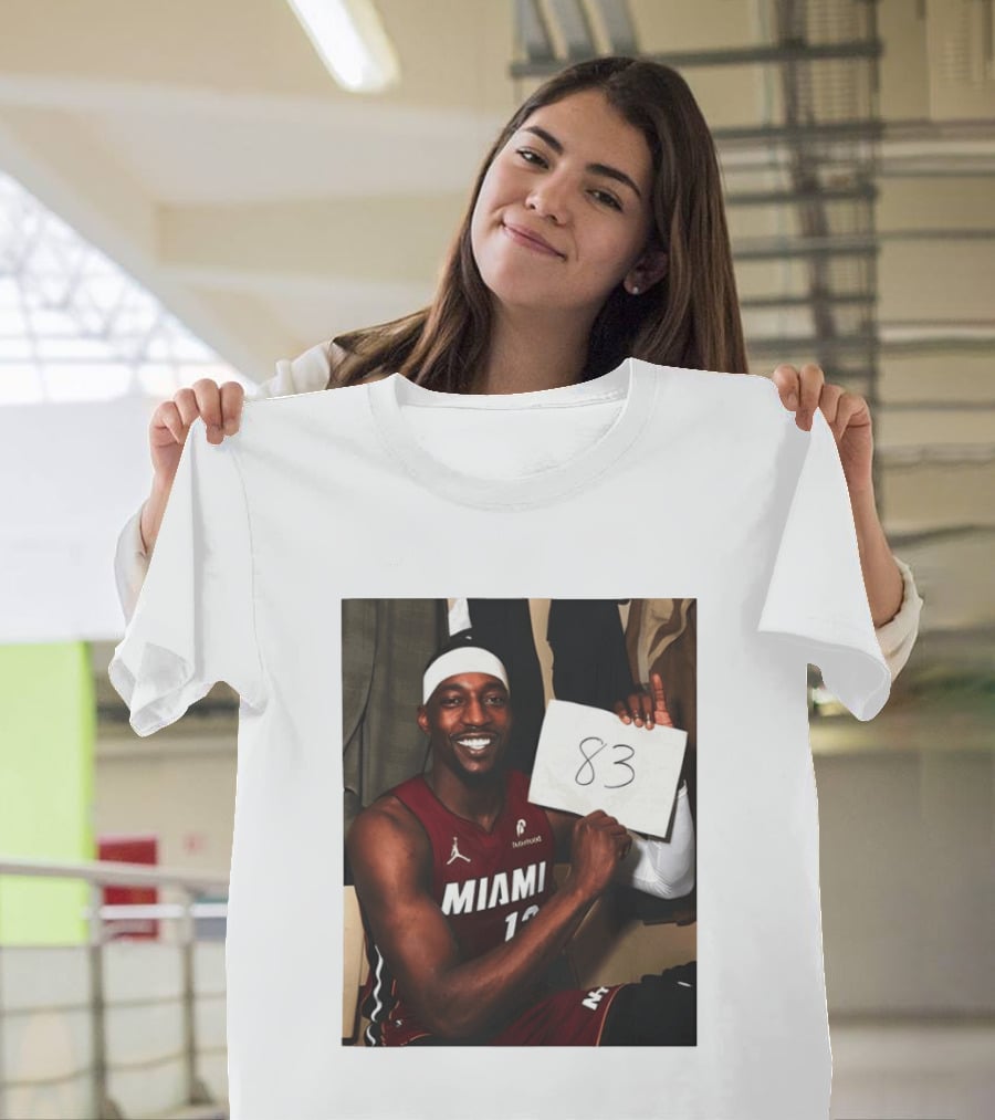 Bam Adebayo 83 Points Miami Heat Tribute NBA Legend Wilt Chamberlain T-Shirt