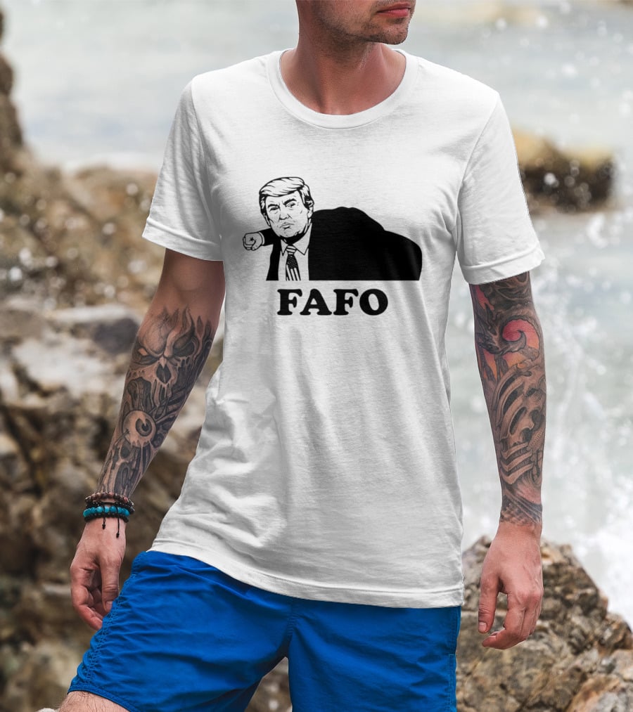 Donald Trump FAFO Punching T-Shirt