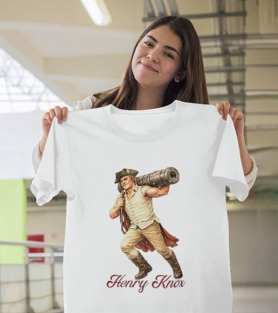 Henry Knox Revolutionary War Cannon Carrier T-Shirt