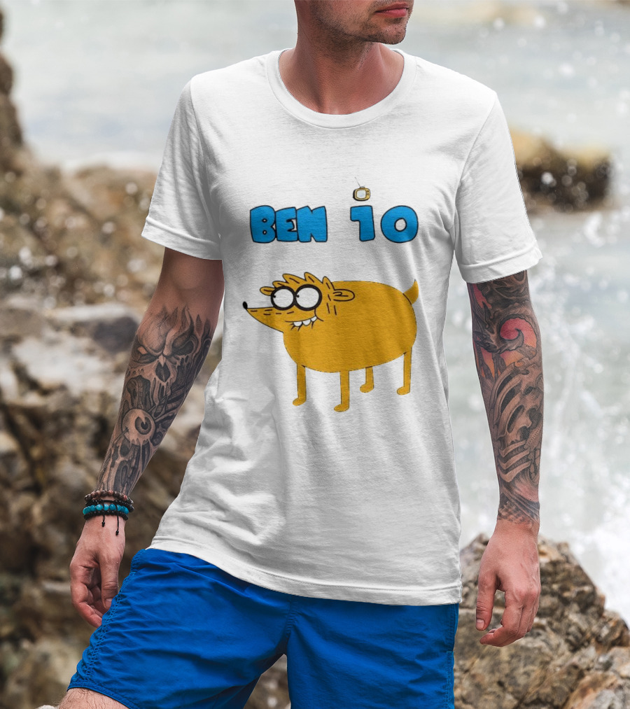 Ben 10 Jake The Dog Crossover Cartoon Network Fan T-Shirt