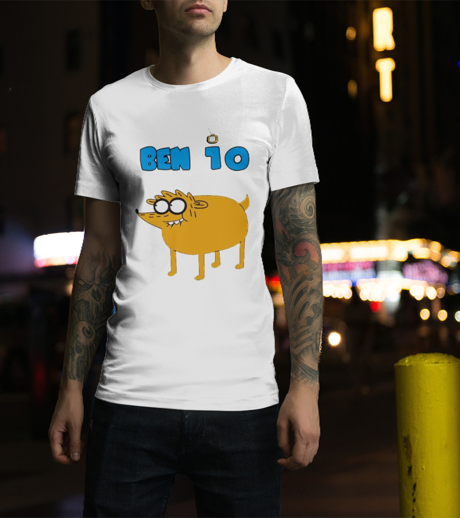 Ben 10 Jake The Dog Crossover Cartoon Network Fan T-Shirt