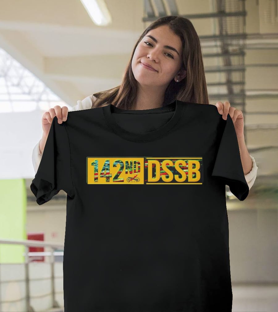142nd DSSB Brigade Support Battalion Tank And Rifle T-Shirt