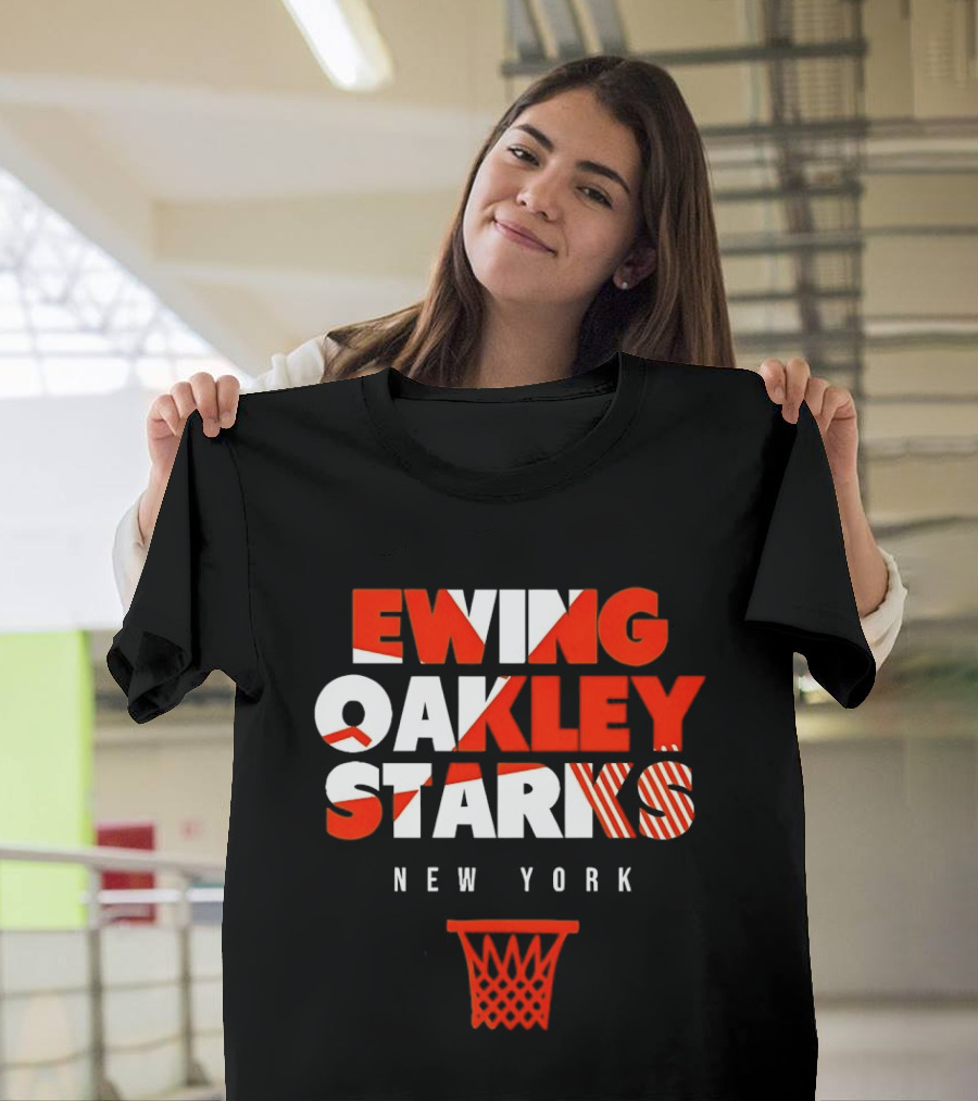 Ewing Oakley Starks New York Basketball Legacy T-Shirt