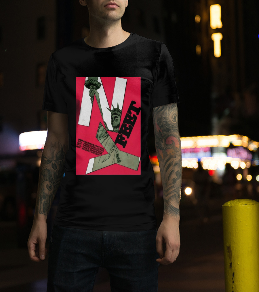 FEET New Colossus Festival 2026 Lady Liberty Statue Of Liberty Silvers Pianos Arlenes T-Shirt