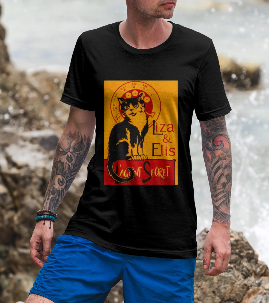 Liza E Elis Gata L'Agent Secret T-Shirt