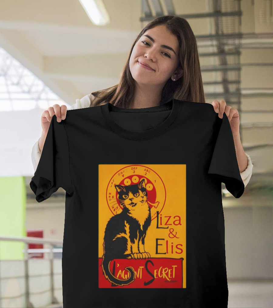 Liza E Elis Gata L'Agent Secret T-Shirt