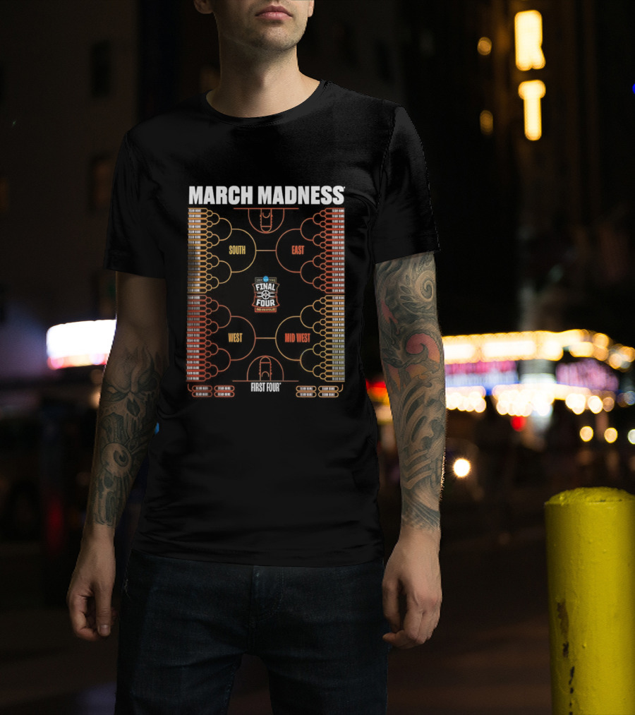 March Madness NCAA Men's Basketball Tournament 2026 Bracket Championship T-Shirt