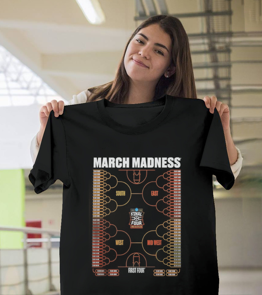 March Madness NCAA Men's Basketball Tournament 2026 Bracket Championship T-Shirt