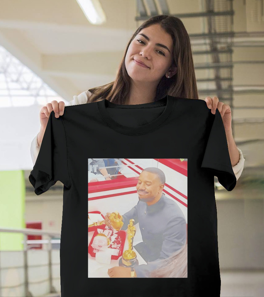 Michael B Jordan Burger Celebration Sinners 2026 Oscar T-Shirt