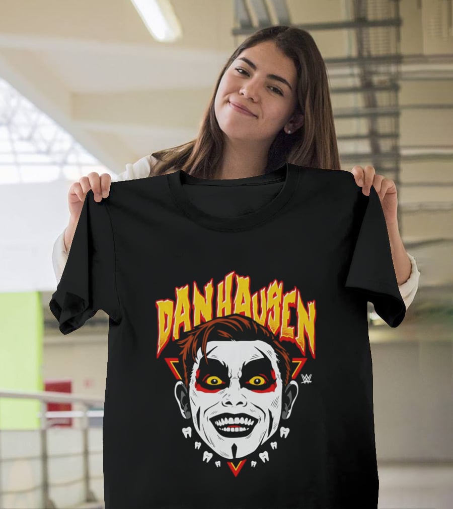 Danhausen WWE Big Head Yellow Eyes Face Paint T-Shirt