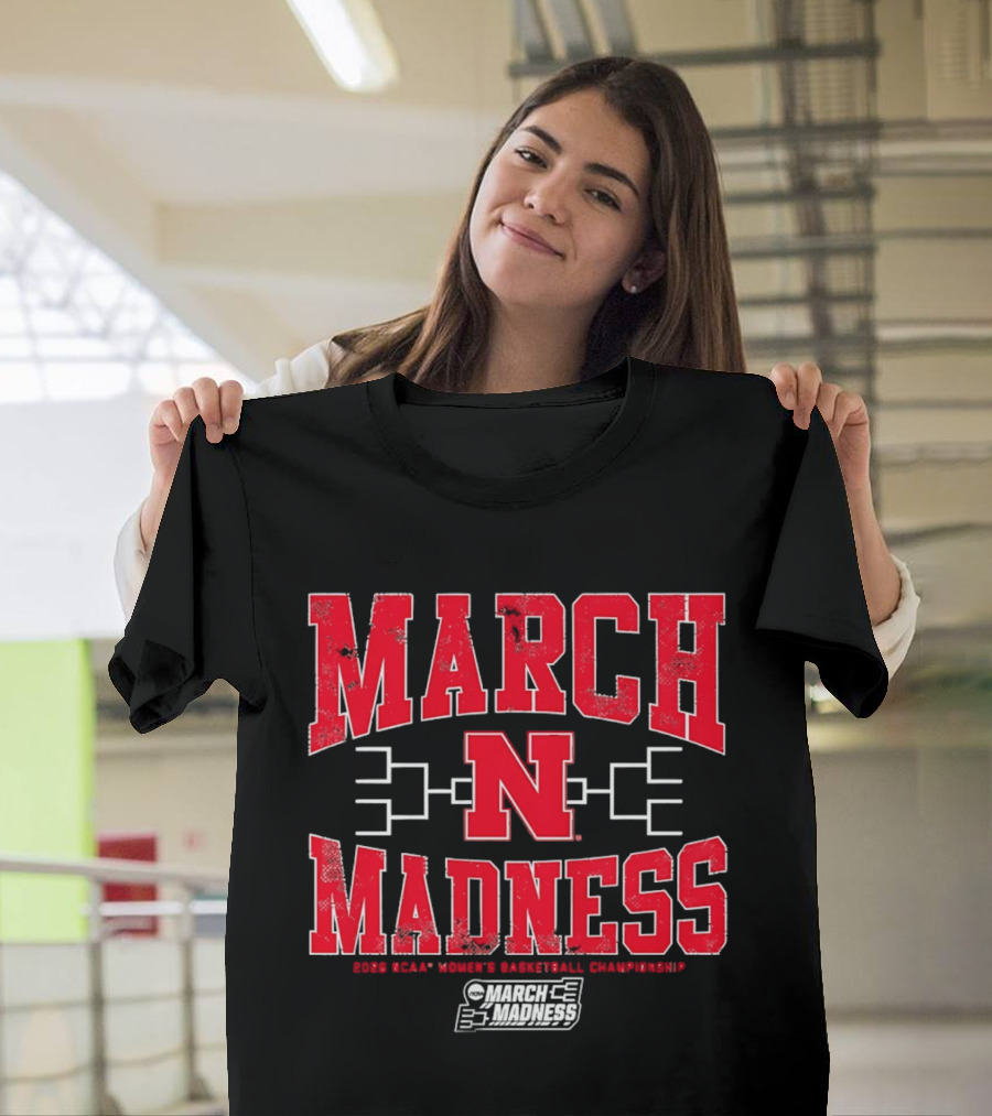Nebraska Cornhuskers 2026 NCAA Women's Basketball March Madness Champions T-Shirt