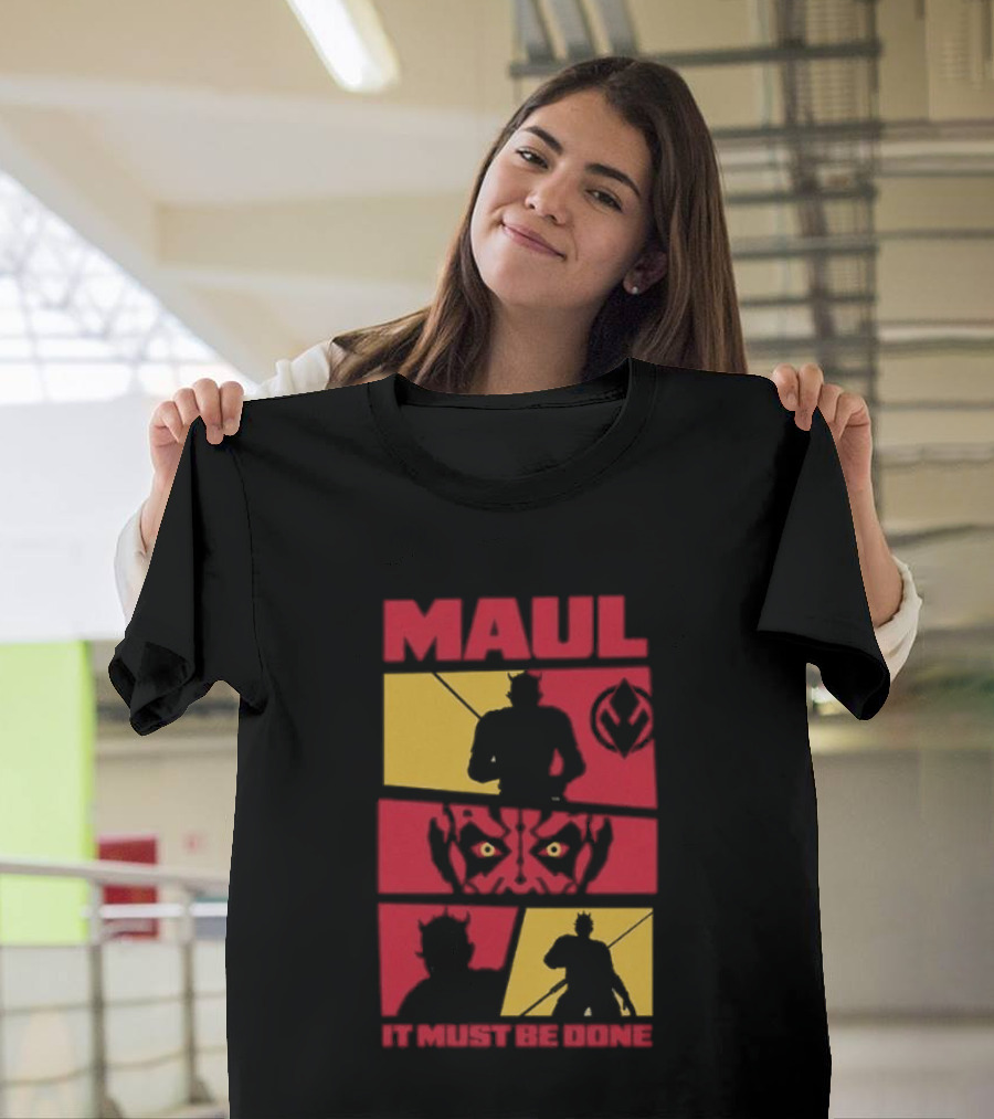 Maul Shadow Lord It Must Be Done Star Wars T-Shirt