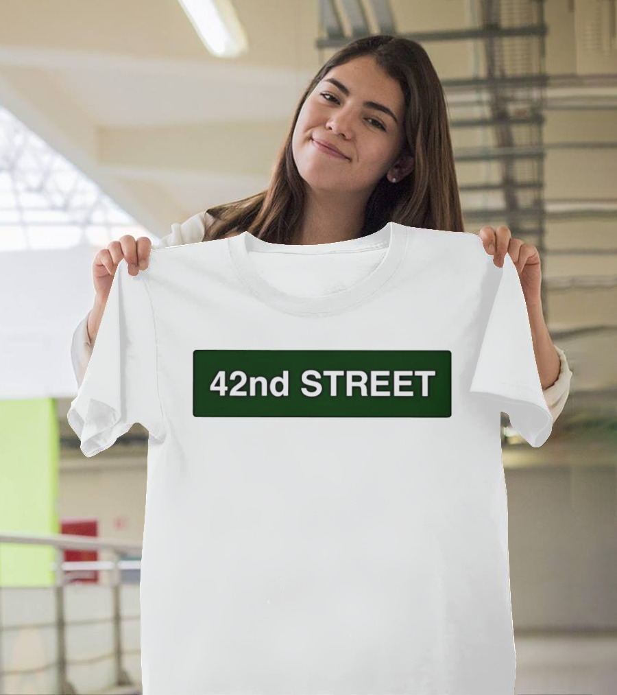 42nd Street Station Vintage Subway Sign T-Shirt